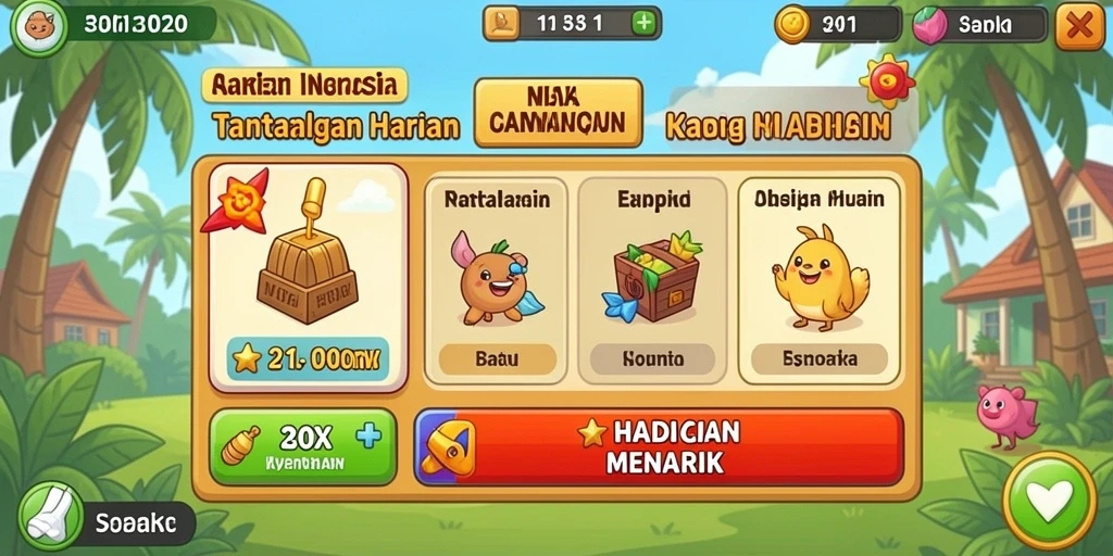 Tampilan antarmuka yang menarik dan user-friendly.