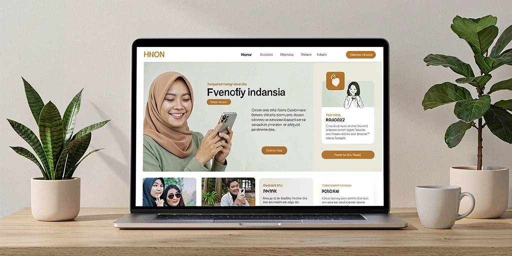 Tampilan antarmuka yang intuitif dan menarik.