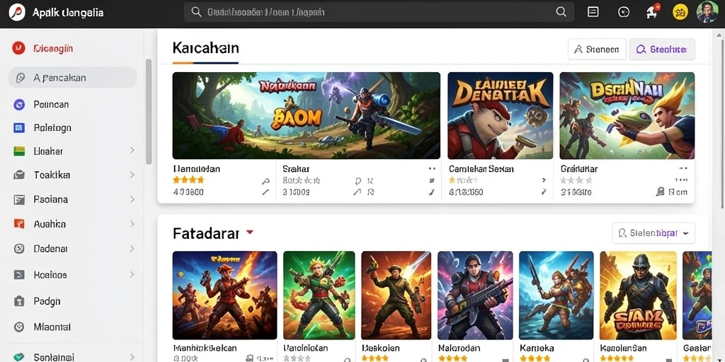 Screenshot menunjukkan gameplay seru dari permainan terbaru.