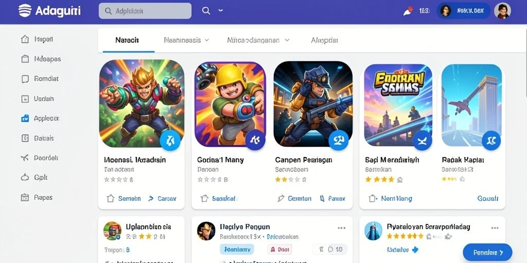 Tampilan antarmuka yang menarik dan modern.