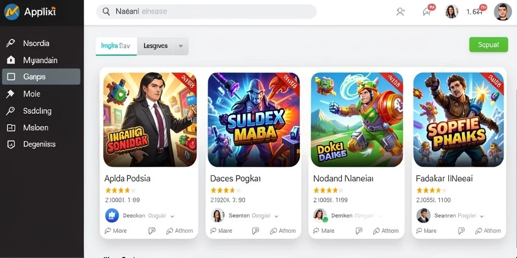 Tampilan awal LATOTO yang menarik dan penuh warna.