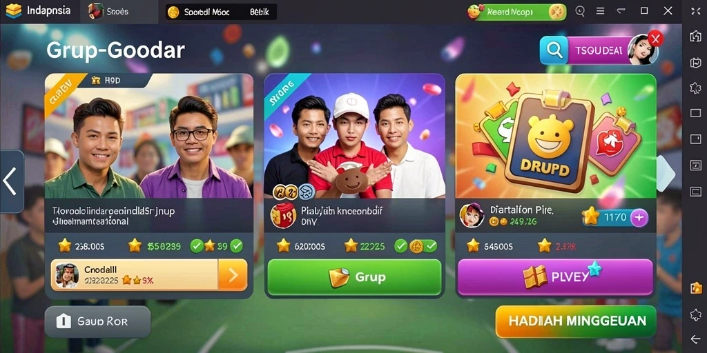 Tampilan utama MAMIBET dengan banyak pilihan permainan.