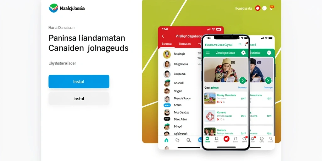 Tampilan antarmuka MARIATOGEL yang menarik dan mudah dipahami.