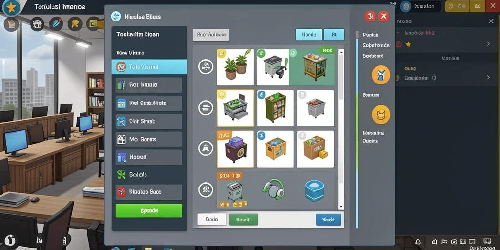 Tampilan antarmuka yang modern dan menarik.